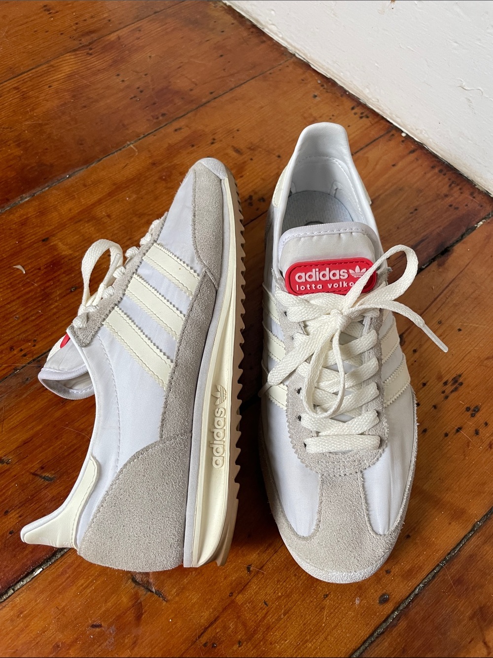 Adidas Lotta Volkova Sneakers in Gray and Cream